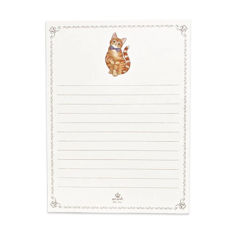 Clothes Pin Miki Takei Ginger Cat Letter Set