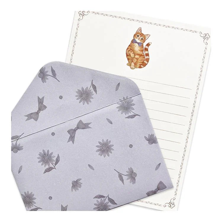 Clothes Pin Miki Takei Ginger Cat Letter Set