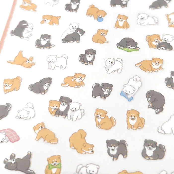 Mindwave Clear Stickers Puchifuwa - Shiba Inu