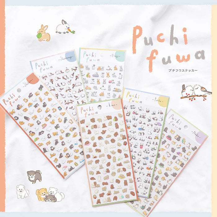 Mindwave Clear Stickers Puchifuwa - Shiba Inu