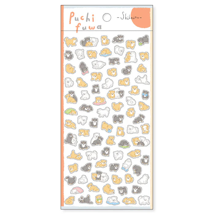 Mindwave Clear Stickers Puchifuwa - Shiba Inu