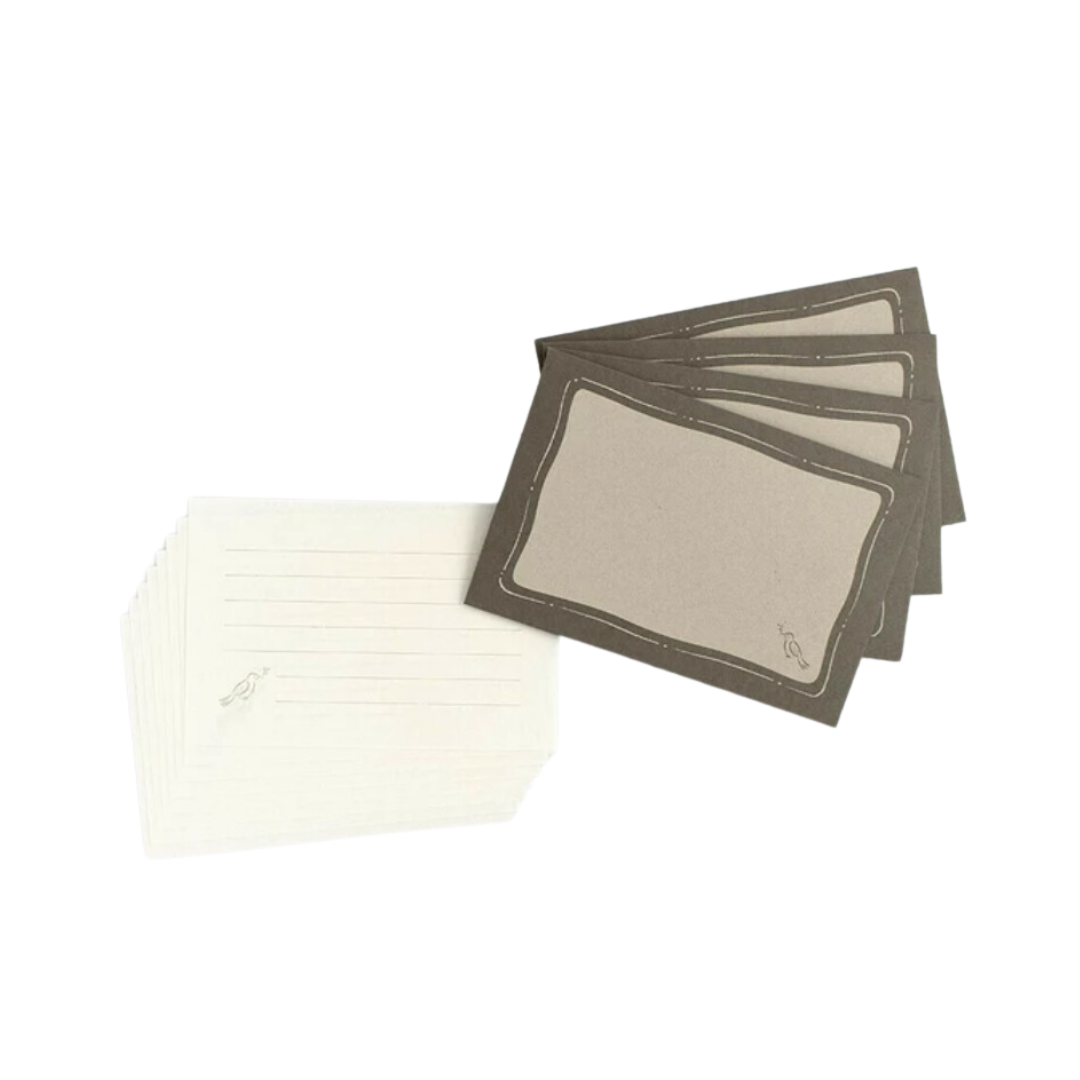 Watatane Woodland Writing Letter Set - Ash
