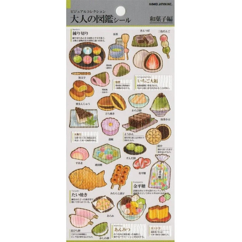 Kamio Japan Illustration Collection Series Stickers - Confectionery