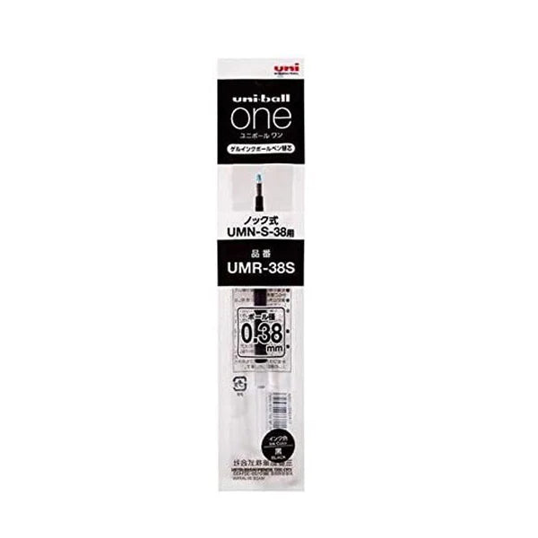 Uni-Ball One UMR-38S Gel Pen Refill - Black - 0.38 mm