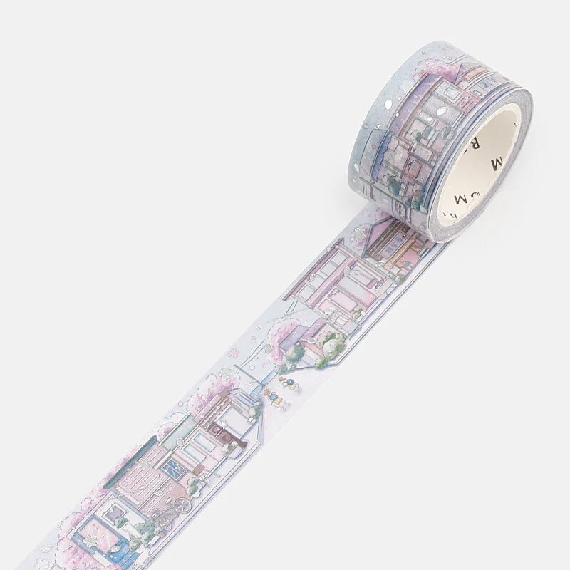 BGM Washi Tape Foil Little World - City by the Sea - Kizuna Stationery