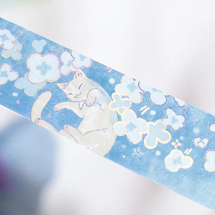 BGM Washi Tape Foil Mysterious Journey - Neko Land - Kizuna Stationery