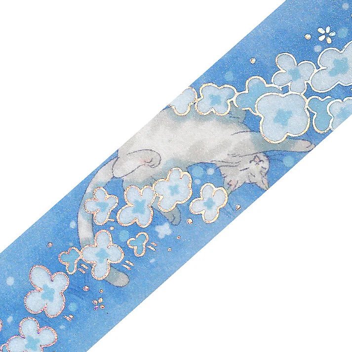 BGM Washi Tape Foil Mysterious Journey - Neko Land - Kizuna Stationery