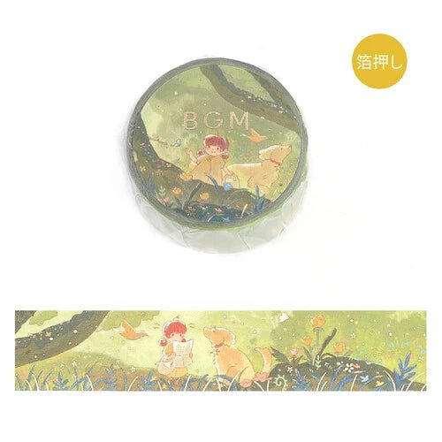 BGM Washi Tape Foil Mysterious Journey - To the Forest - Kizuna Stationery