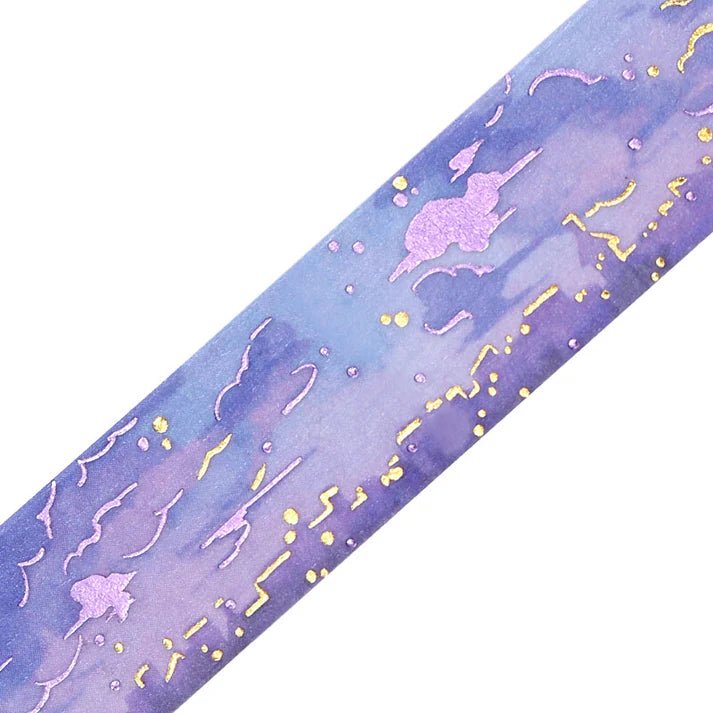 BGM Washi Tape Foil Sky Picture Book - Morning Glow - Kizuna Stationery