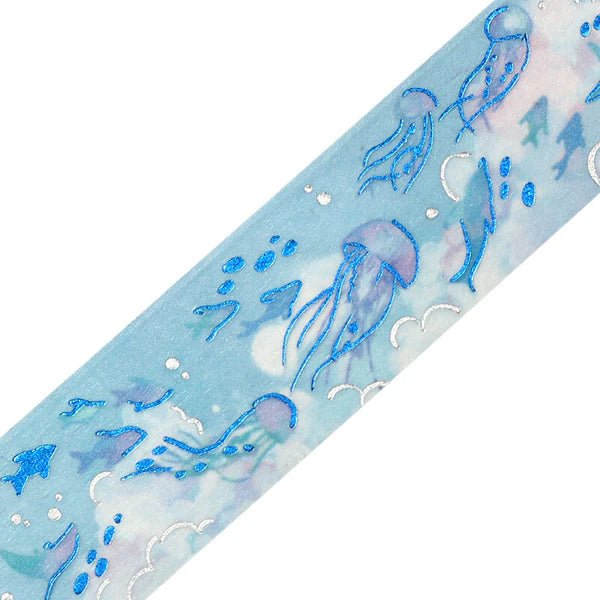 BGM Washi Tape Foil Sky Picture Book - Ocean - Kizuna Stationery