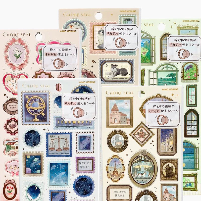 Kamio Cadre Frame Stickers - Kizuna Stationery