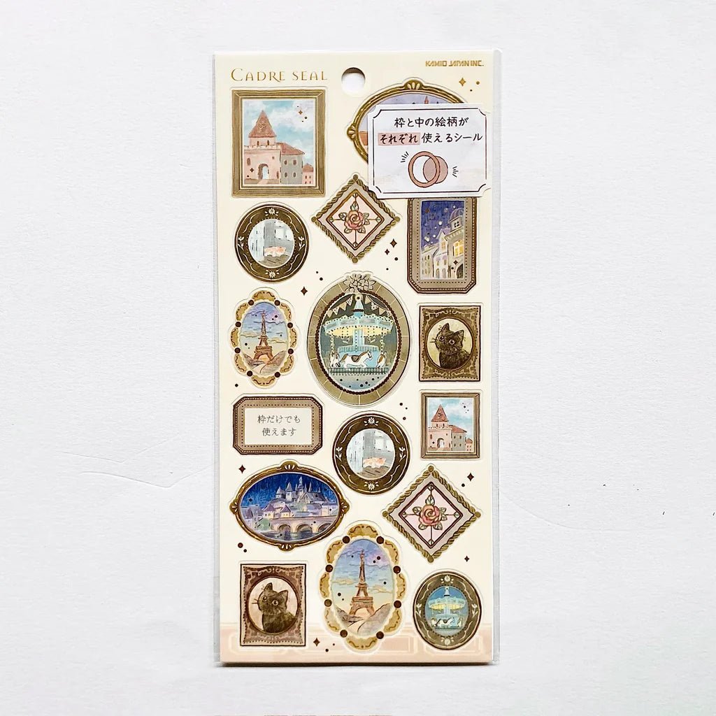Kamio Cadre Frame Stickers - Kizuna Stationery
