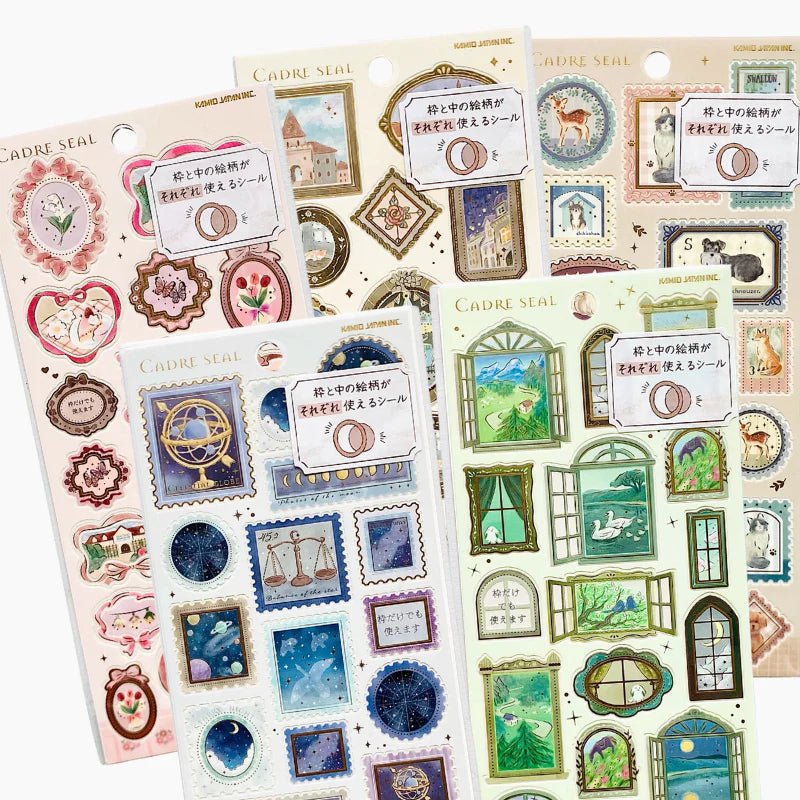 Kamio Cadre Frame Stickers - Kizuna Stationery