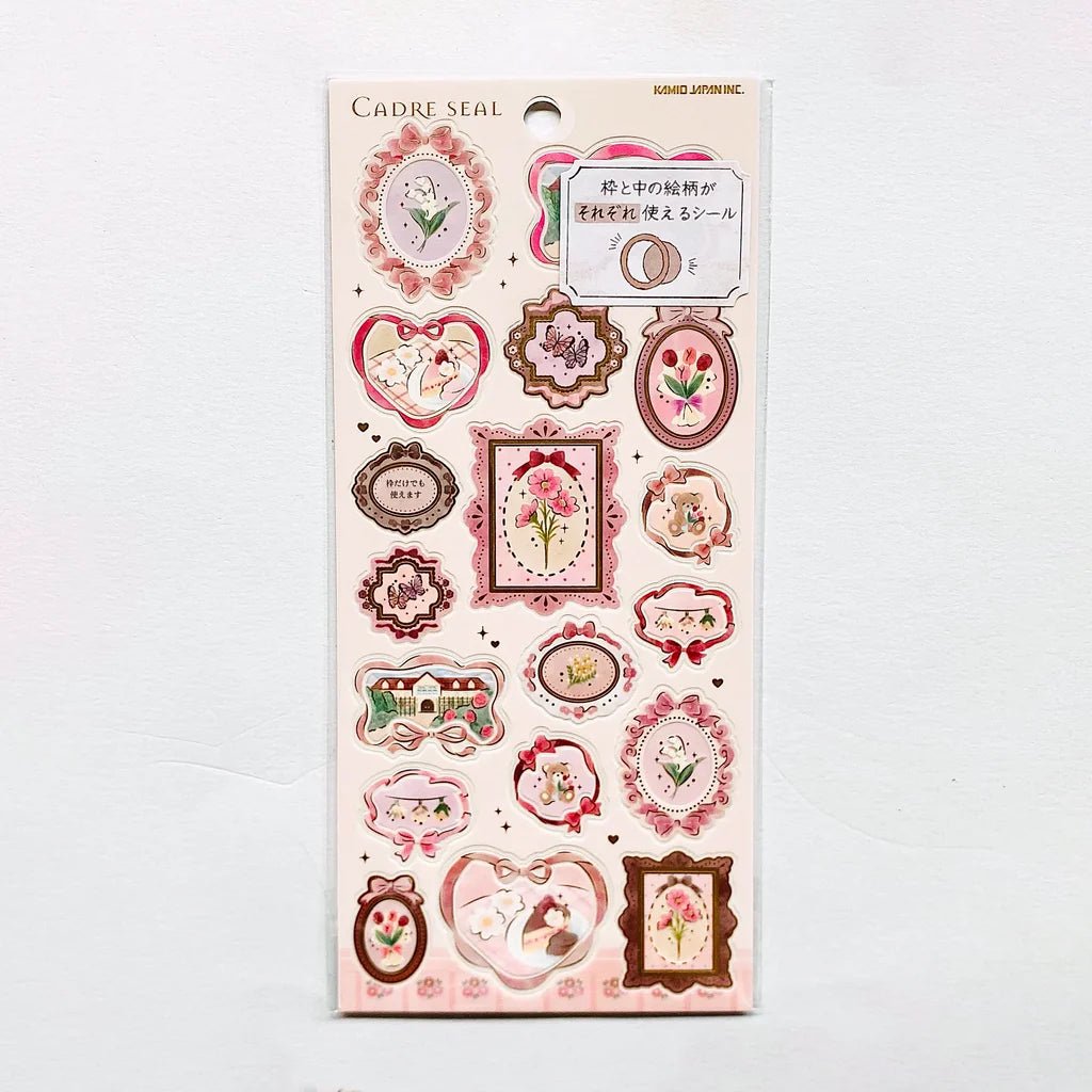 Kamio Cadre Frame Stickers - Kizuna Stationery