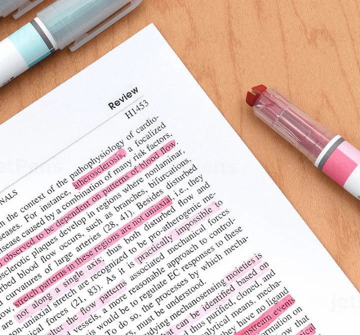 Kokuyo Mark+ Two - Tone Highlighter - Kizuna Stationery