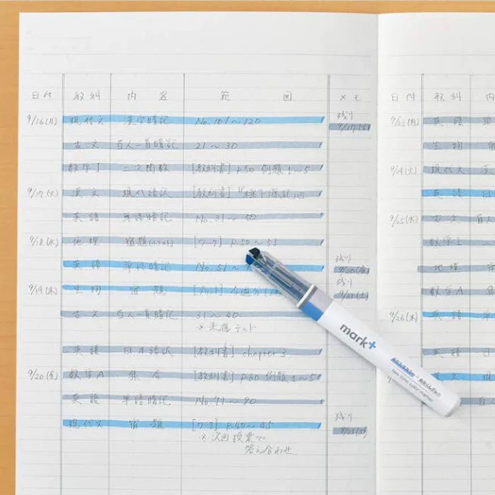 Kokuyo Mark+ Two - Tone Highlighter - Kizuna Stationery