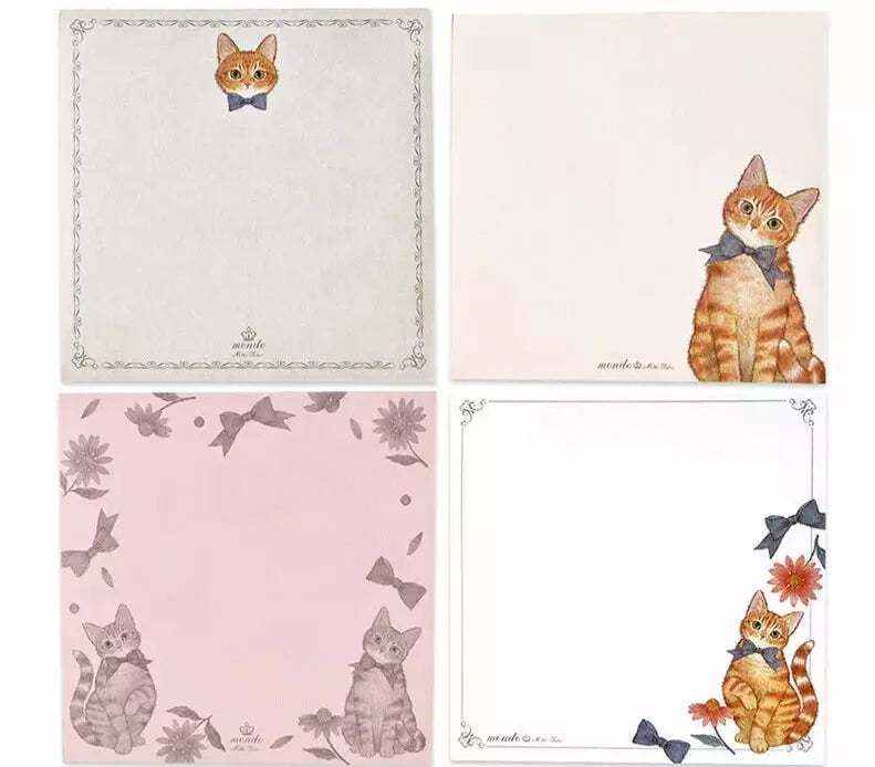 Clothes Pin Miki Takei Ginger Cat Memo Pad