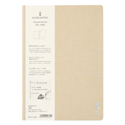 Kleid Tiny Grid Notebook B6