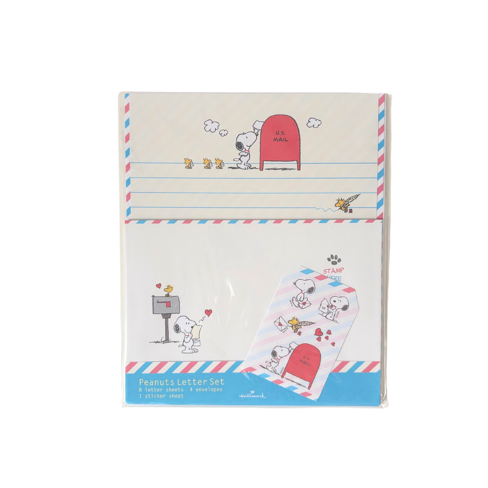 Hallmark Snoopy Peanuts Letter Set - U.S Mail Design – Kizuna Stationery