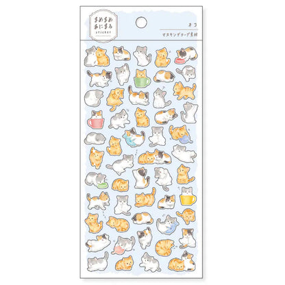 Mindwave Animaru Sticker Sheet - Neko (Cat)