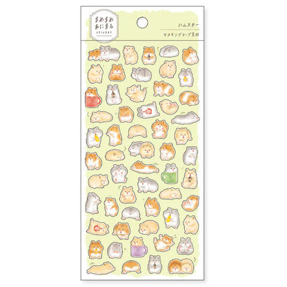 Mindwave Animaru Sticker Sheet - Hamster