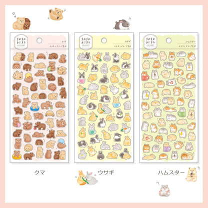 Mindwave Animaru Sticker Sheet - Hamster