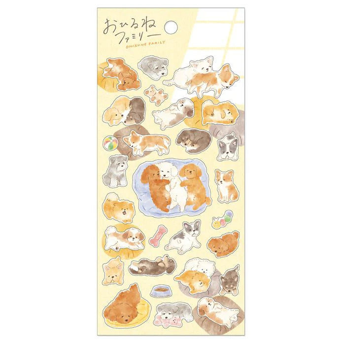 Mindwave Ohirune Family Sticker Sheet - Inu (Dog)