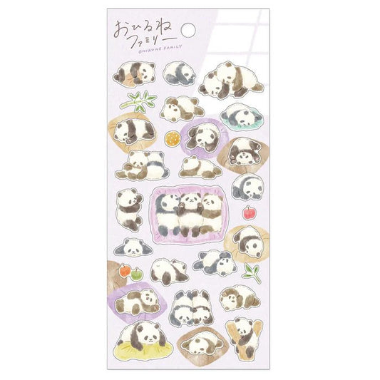 Mindwave Ohirune Family Sticker Sheet - Panda