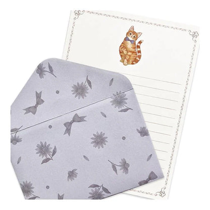 Clothes Pin Miki Takei Ginger Cat Letter Set