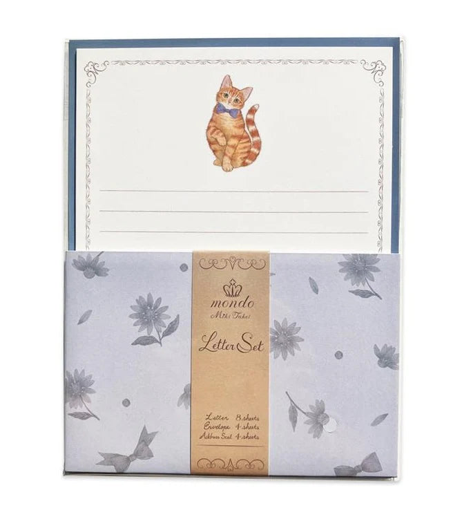Clothes Pin Miki Takei Ginger Cat Letter Set