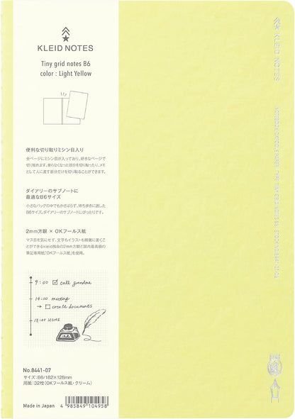Kleid Tiny Grid Notebook B6