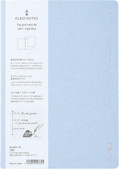Kleid Tiny Grid Notebook B6