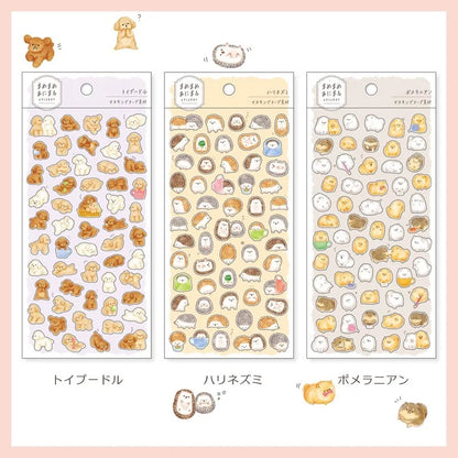 Mindwave Animaru Sticker Sheet - Pomeranian Dog