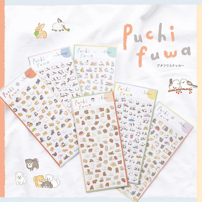 Mindwave Clear Stickers Puchifuwa - Neko (Cat)