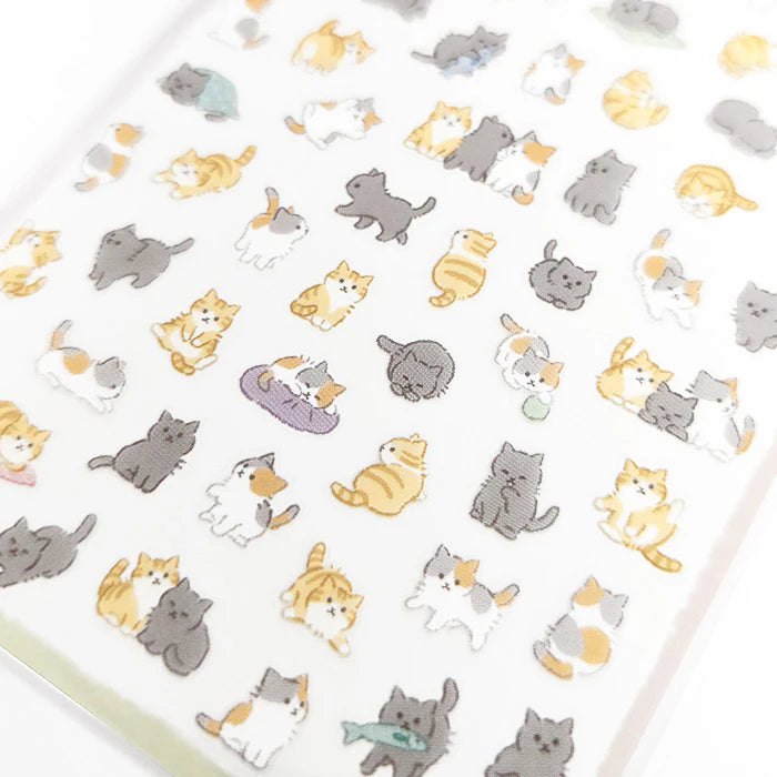 Mindwave Clear Stickers Puchifuwa - Neko (Cat)