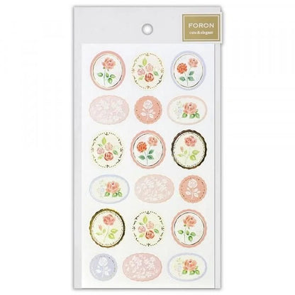 Vintage Rose Gold Foil Stickers