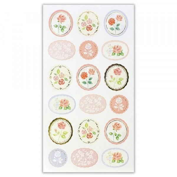 Vintage Rose Gold Foil Stickers