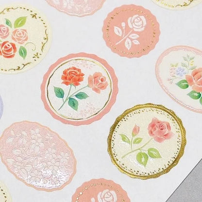 Vintage Rose Gold Foil Stickers