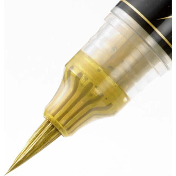 Pentel Fude Metallic Brush Pen - Kinnoho Gold