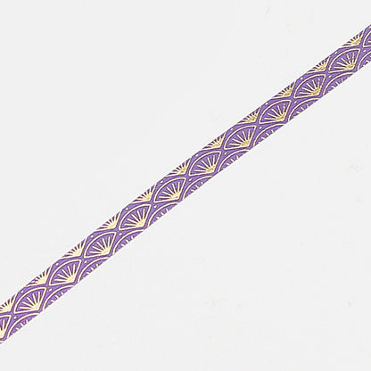 BGM Washi Tape Foil Bunroku - Japanese Fan - Kizuna Stationery