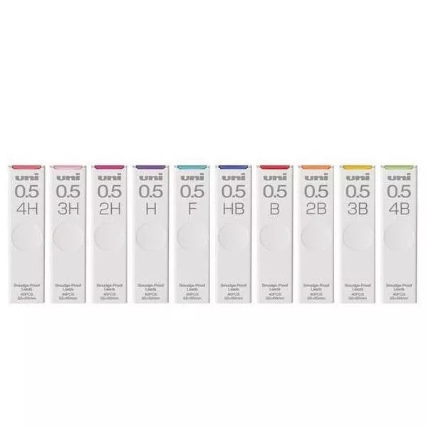 Uni Smudge-Proof Pencil Lead - 0.5mm